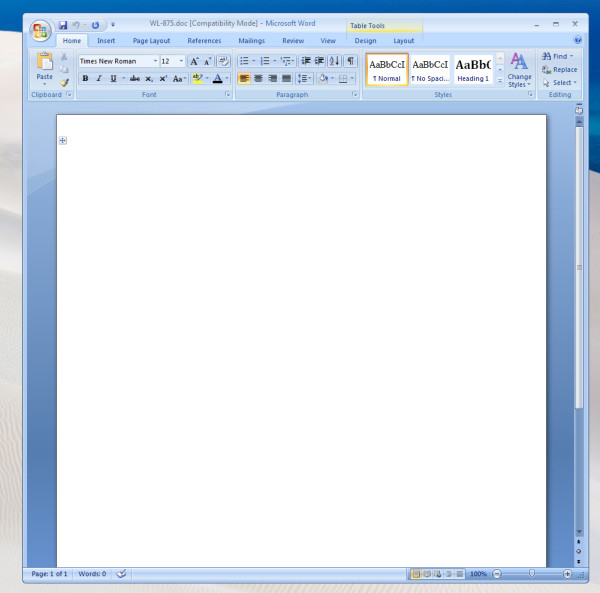 Label Template In Word Showing Gridlines In A Ms Word Label Template