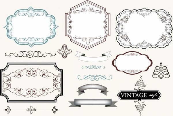 Label Templates Free Download Vintage Label Template Free Vector 24 432 Free