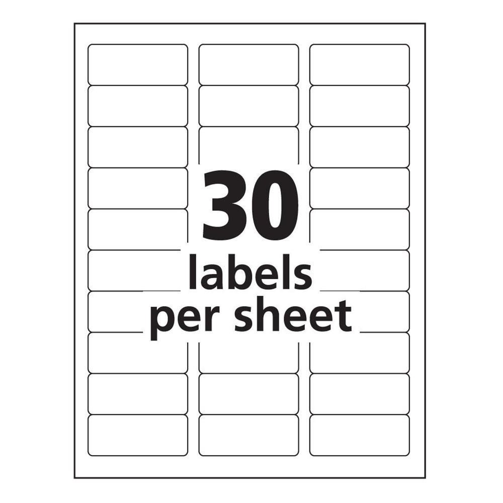 Label Templates In Word Avery 8160 Label Template Word Templates Data
