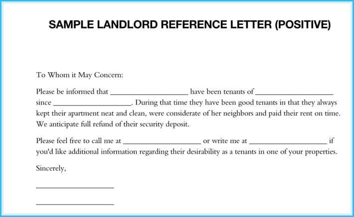 Landlord Reference Letter Sample 5 Sample Landlord Reference Letters What is It & How to