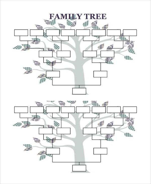 Large Family Tree Templates 15 Simple Family Tree Templates Free Download