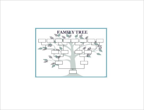 Large Family Tree Templates Family Tree Template 11 Free Word Excel format