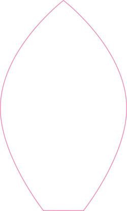 Large Flower Petal Template 8 Best Cuttable Flower Petals Template Printable
