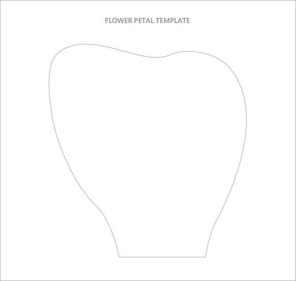 Large Flower Petal Template Flower Petal Template 9 Download Documents In Pdf Psd