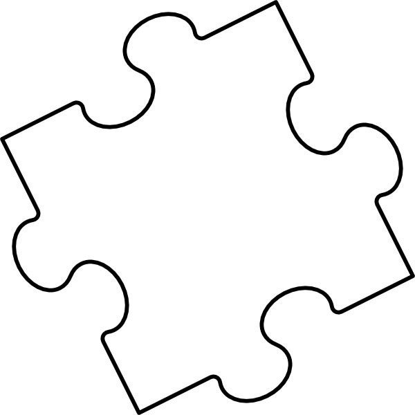 Large Puzzle Piece Template 25 Best Ideas About Puzzle Piece Template On Pinterest