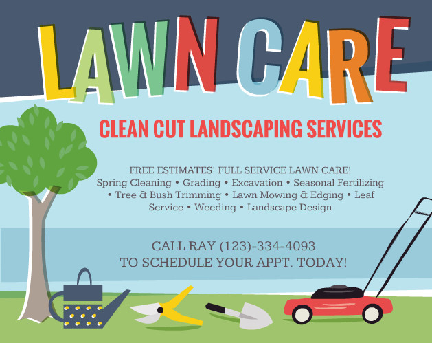 Lawn Care Flyer Template Word Lawn Care Flyers – Should You Use them the Lawn solutions