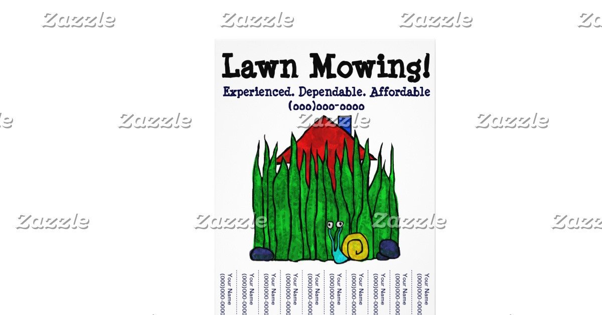 Lawn Care Flyer Template Word Lawn Mowing Lawn Care Yard Word Custom Flyer