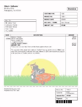 Lawn Care Proposal Template Free Lawn Care Invoice Design Templates Gopherhaul