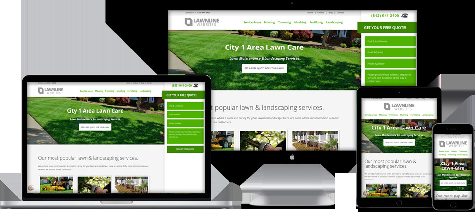 Lawn Care Website Template Website Templates for Lawn Care &amp; Landscaping Panies