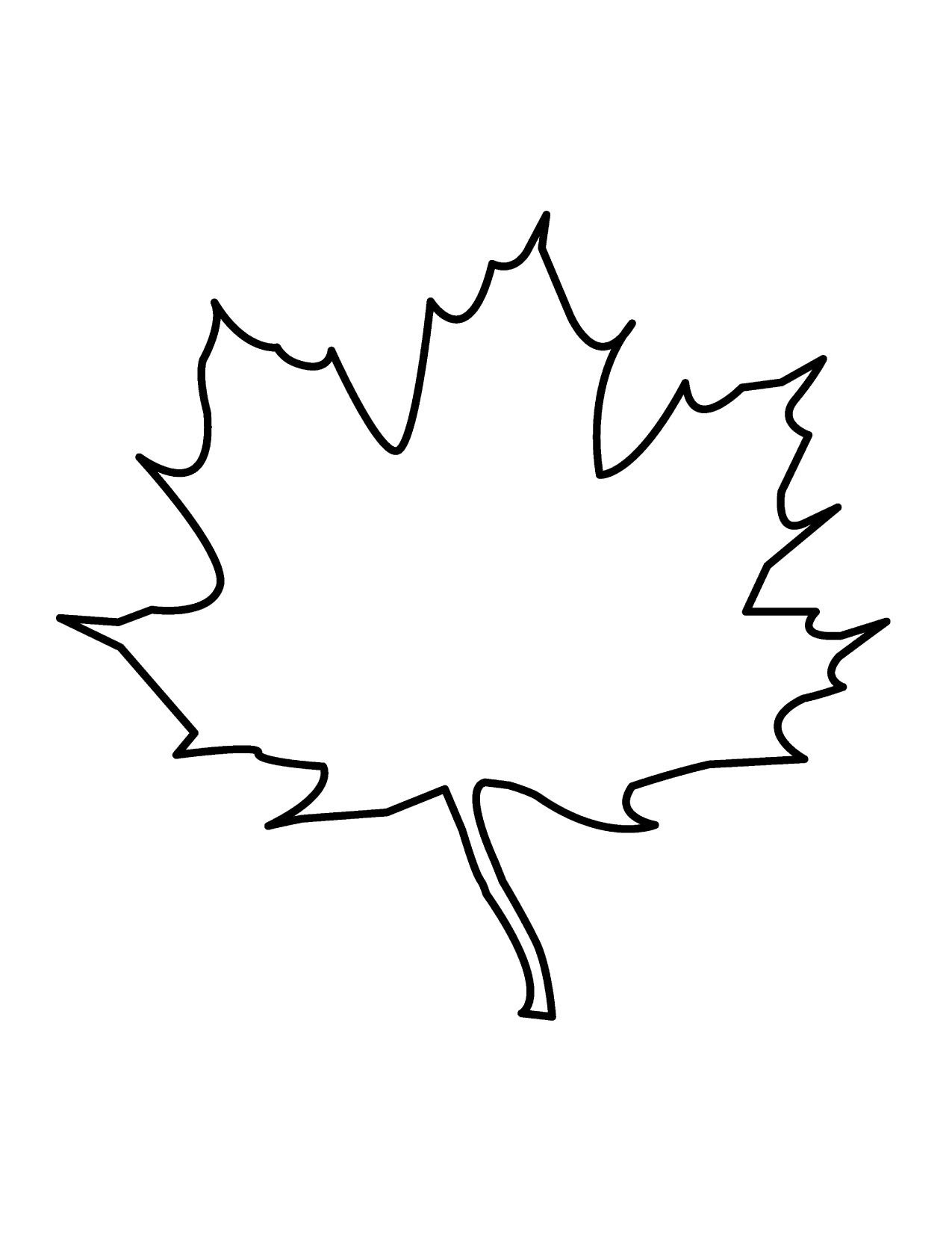 Leaf Template with Lines Ivy Leaves Template Clipart Best