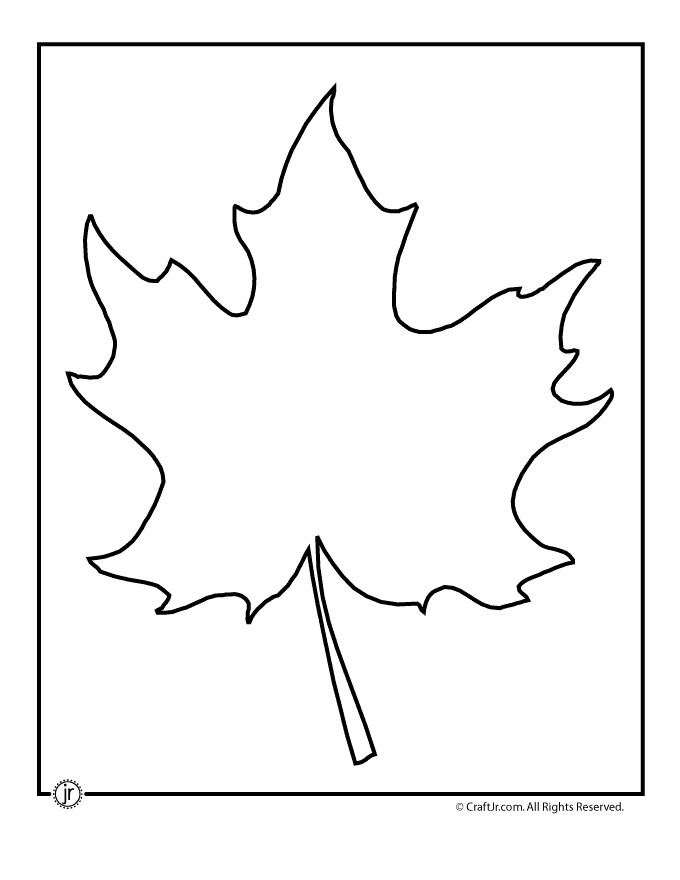 Leaf Template with Lines Leaf Line Art Cliparts
