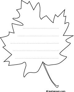 Leaf Template with Lines Search Results for “mitten with Writing Lines” – Calendar 2015