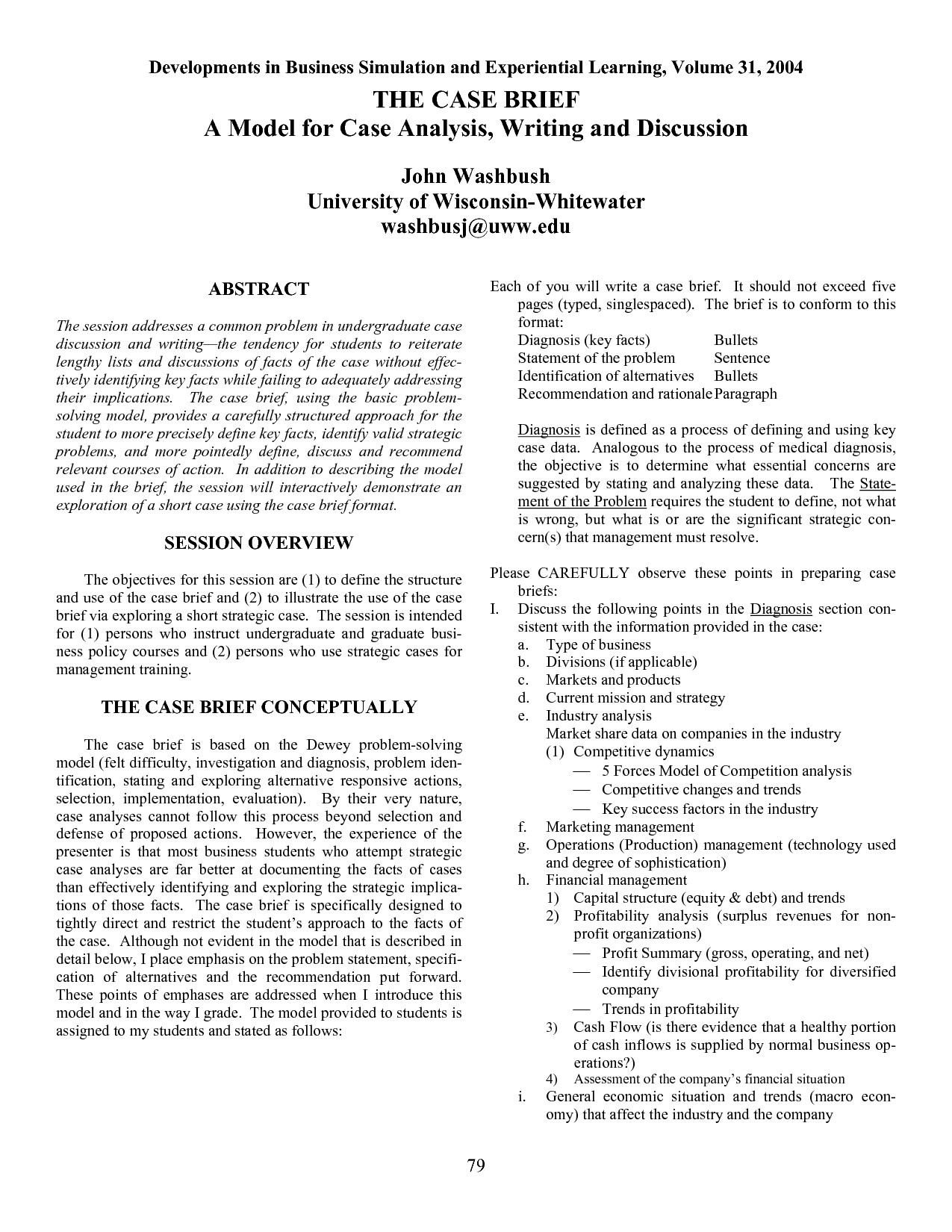 Legal Brief Template Word Case Brief Template