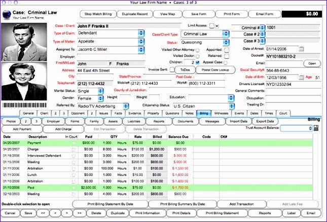 Legal Case Management Excel Template 8 Excel Template Database Exceltemplates Exceltemplates