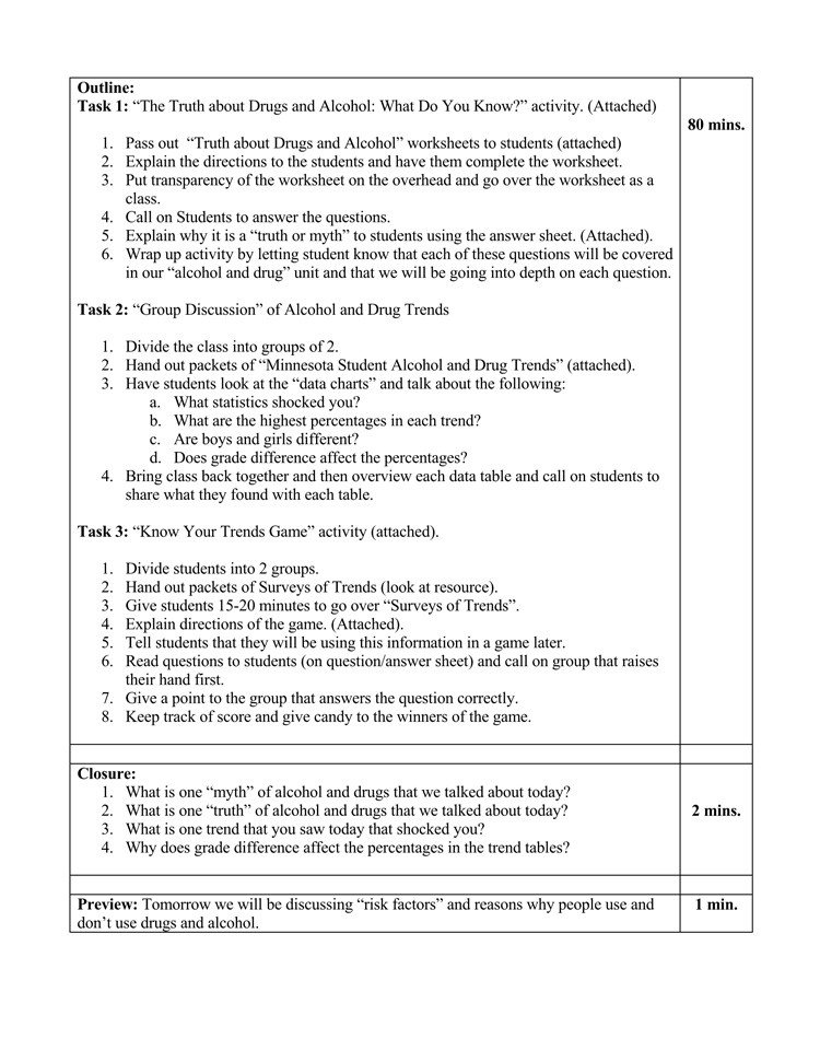 Lesson Plan Template Doc 14 Free Daily Lesson Plan Templates for Teachers