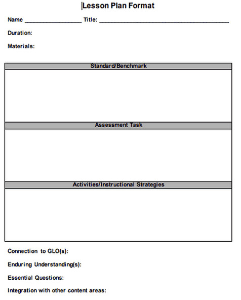 Lesson Plan Template Doc 41 Free Lesson Plan Templates In Word Excel Pdf