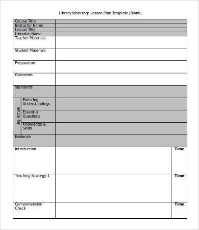 Lesson Plan Template Doc Lesson Plan Template Doc 16 Free Word Documents