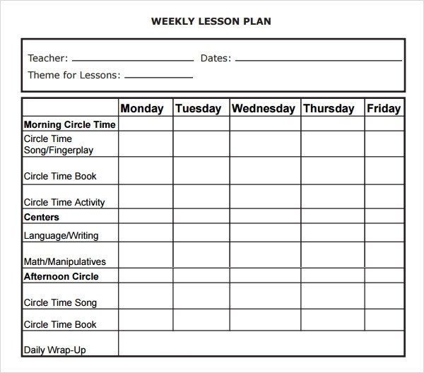 Lesson Plan Template Doc Lesson Plan Template Doc