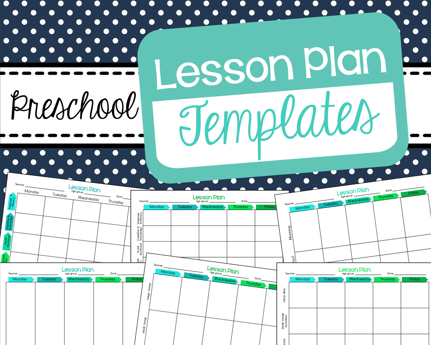 Lesson Plan Templates Preschool Free Preschool Lesson Plan Templates