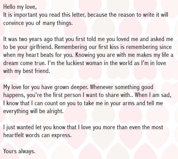 Letter for Your Boyfriend Love Letters for Boyfriend Romantic Love Letter for Him