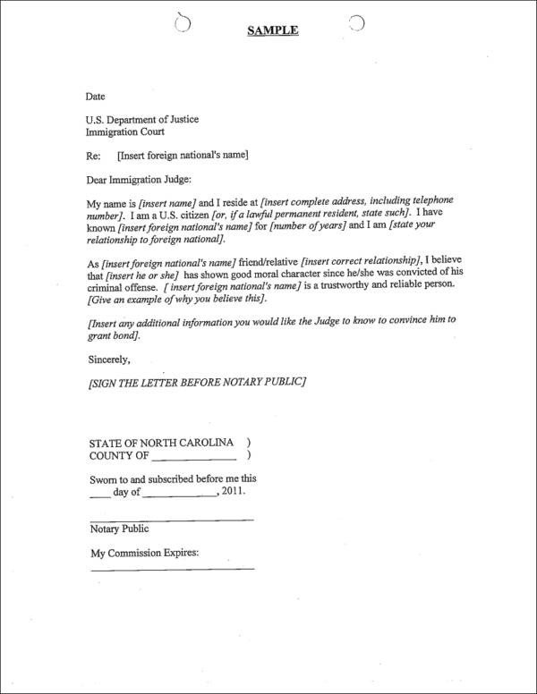 Letter Of Recommendation Immigration Steps to Writing A Reference Letter for Immigration