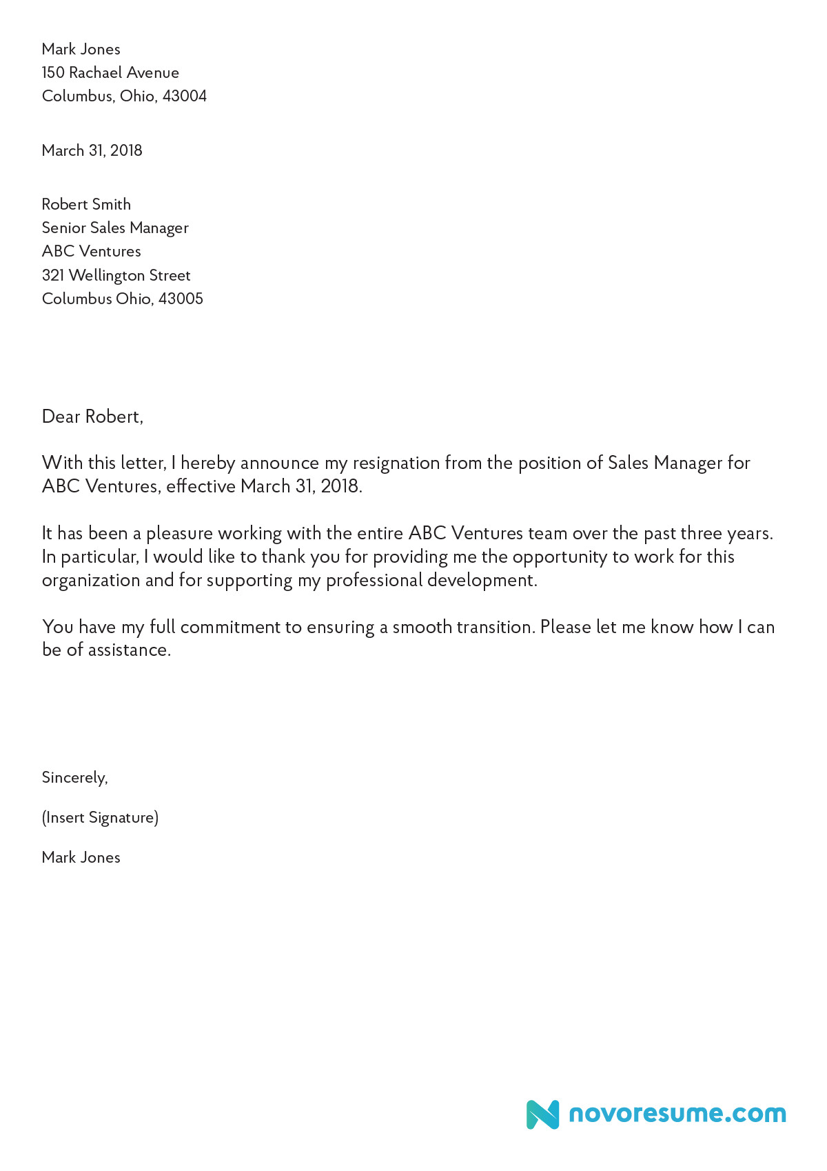Letter Of Resignation Templates How to Write A Letter Of Resignation – 2019 Extensive Guide