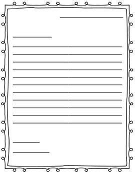 Letter Template for Kids Free Letter Template
