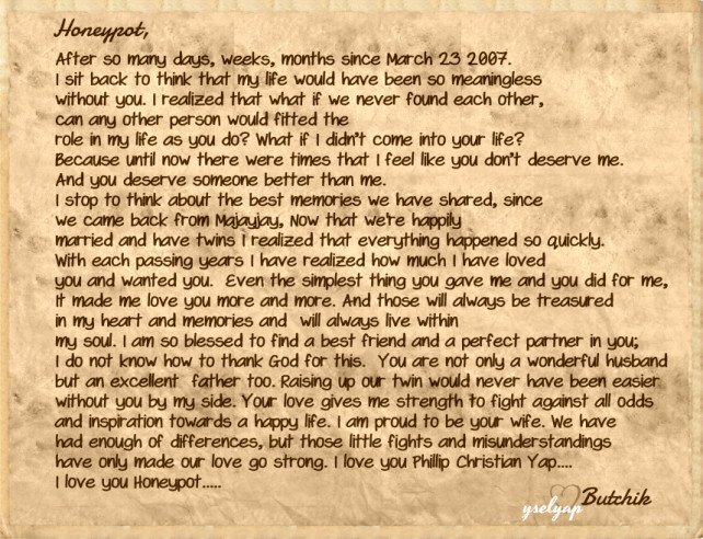 Letter to My Husband Letter for My Husband