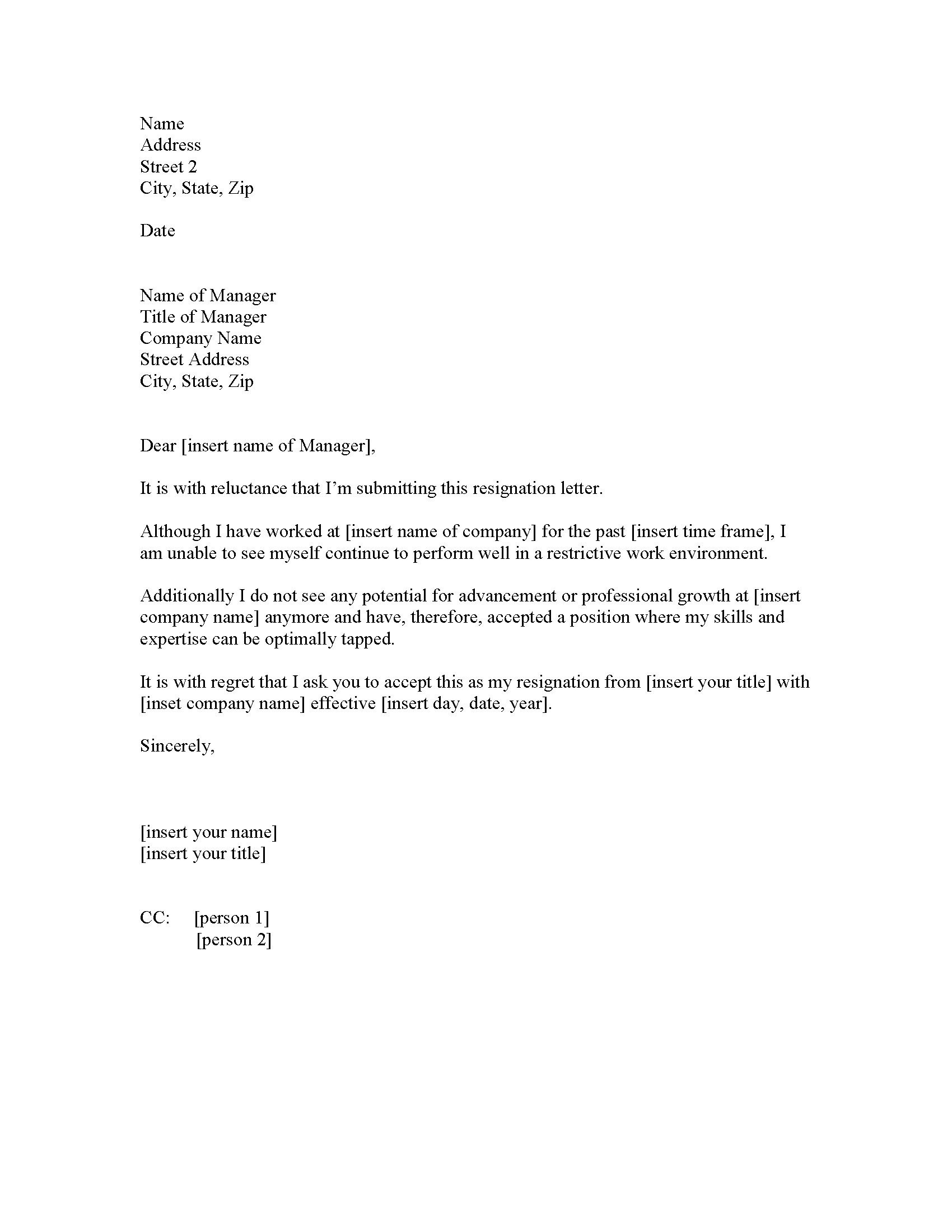 Letters Of Resignation Template Dos and Don Ts for A Resignation Letter