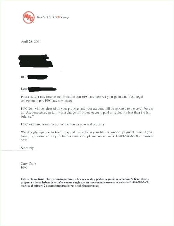 Lien Release Letter Template Lien Release Letter
