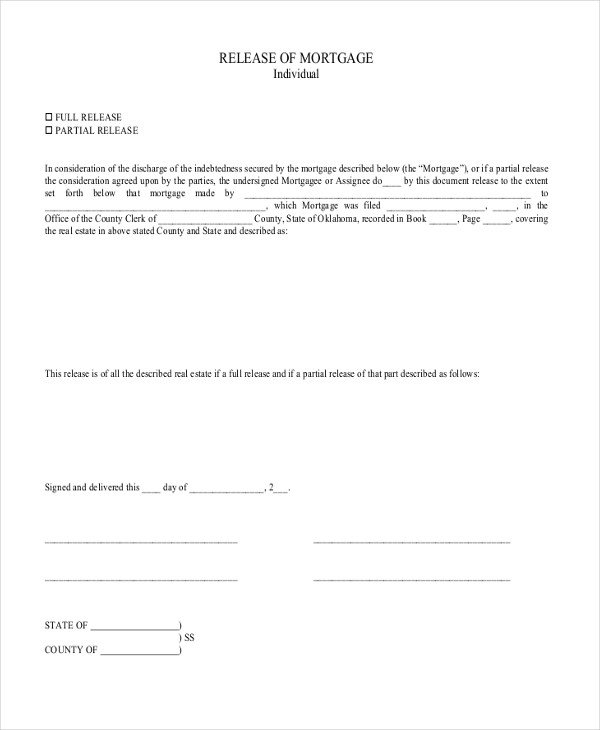 Lien Release Letter Template Sample Release Of Lien form 9 Free Documents In Pdf Doc