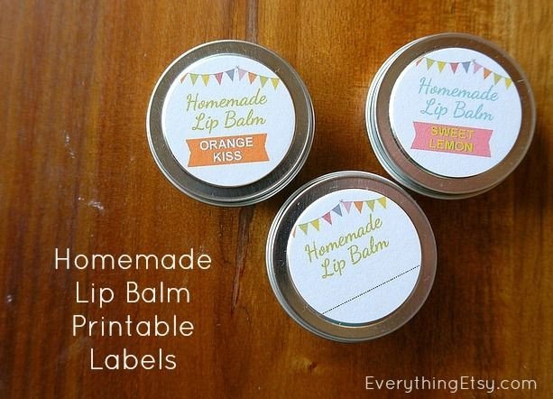 Lip Balm Label Template Avery Cute Printable Round Labels for Lip Balm Tin