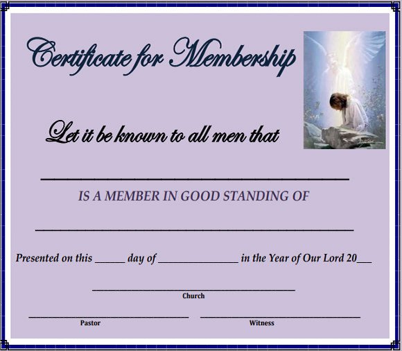 Llc Membership Certificate Template Membership Certificate Template 15 Free Sample Example