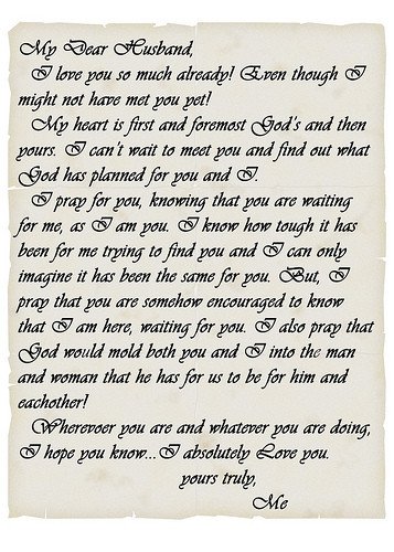 Love Letters for Husband Of Romantic Love Letters