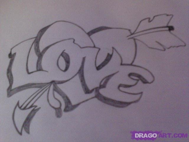 Love Pictures to Draw Draw A Love Tattoo Step by Step Drawing Sheets Added by
