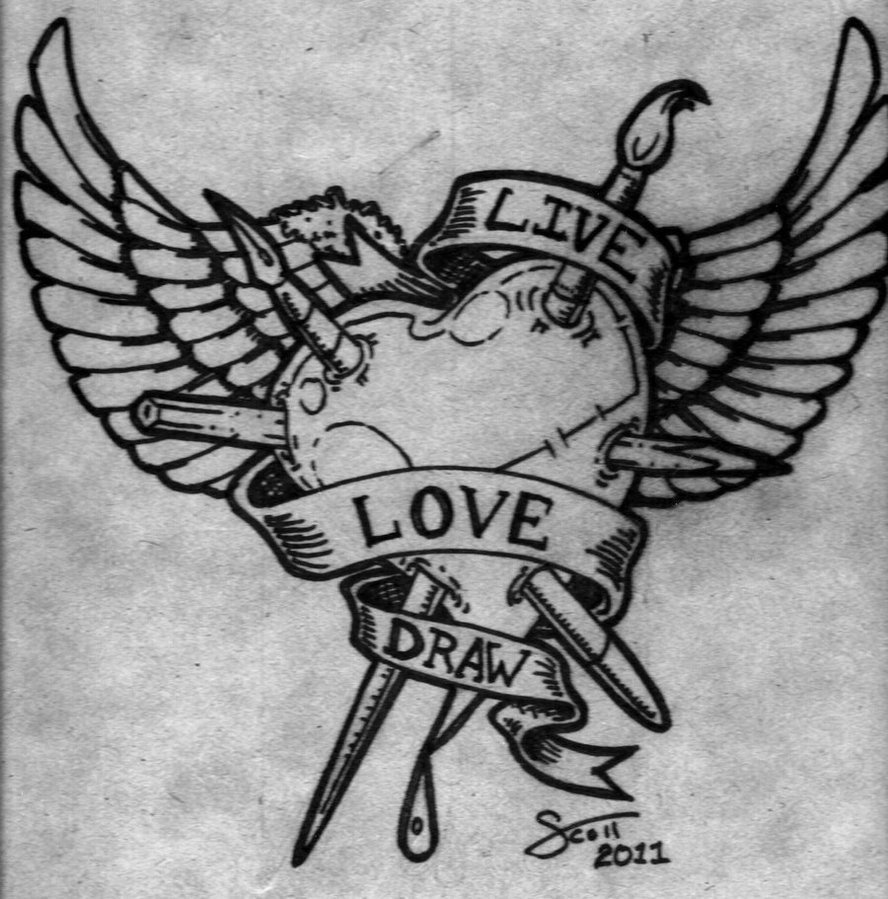 Love Pictures to Draw Live Love Draw by Hassified On Deviantart