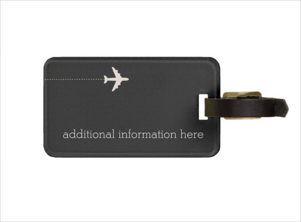 Luggage Tag Template Word Sample Luggage Tag Template 28 Free Documents In Pdf Psd