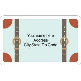 Luggage Tag Template Word Templates Luggage Tag with Vintage Suitcase On Id Badge