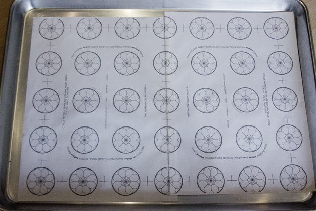 Macaron Baking Sheet Template Blondes Have More Fun and Blonde Chocolate Ganache