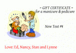 Mani Pedi Gift Certificate Template Pedicure Printable T Certificates