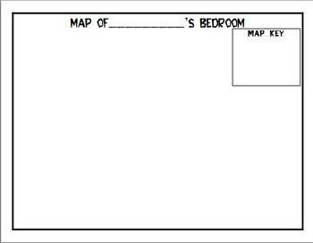Map Key Template Map Of Bedroom with Map Key Preppies