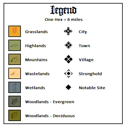 Map Key Template the Land Of Nod Nod