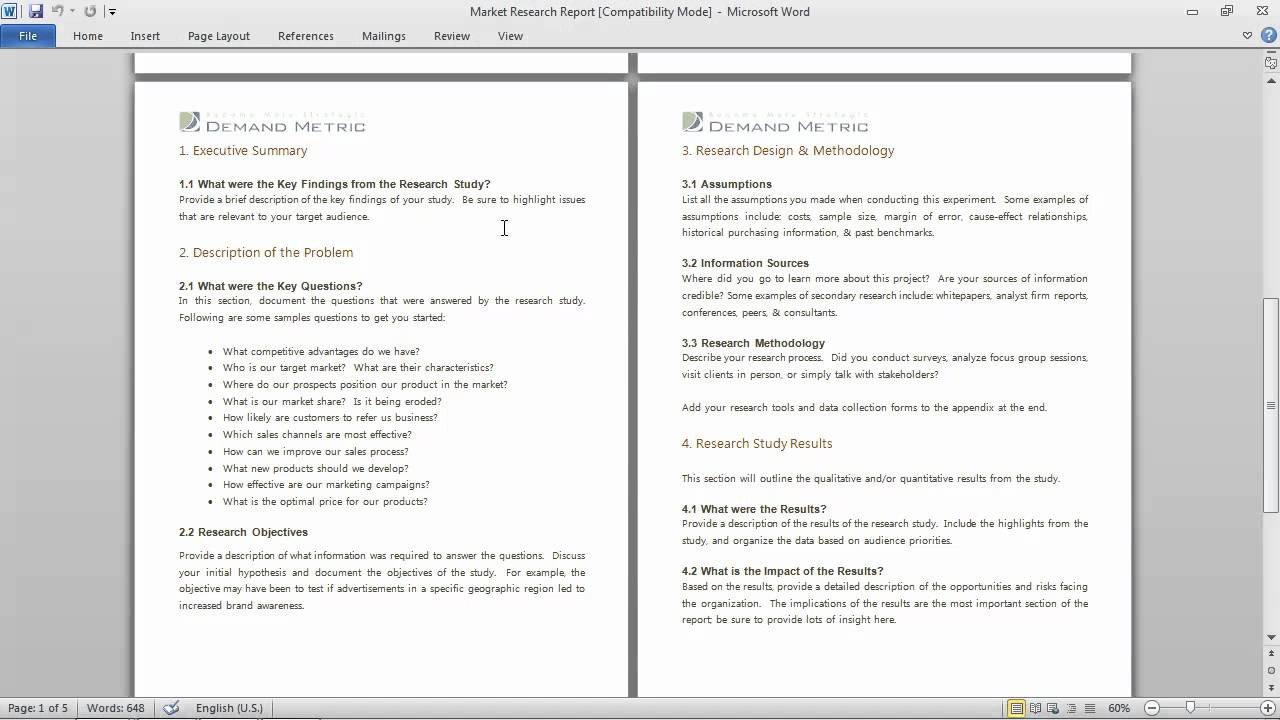 Market Research Report Template Market Research Report Template Market Research Report Template Market Research Report Template