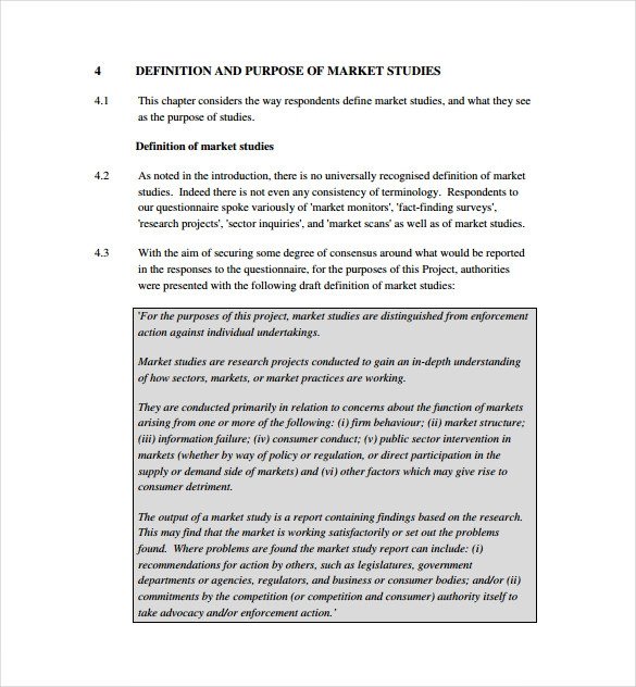 Market Research Report Template Marketing Report Template 23 Free Sample Example