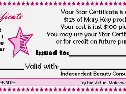 Mary Kay Gift Certificates Pdf Mary Kay Gift Certificates Pdf