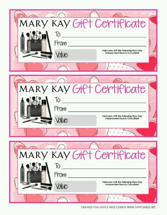 Mary Kay Gift Certificates Pdf Not Sure What to then Give them A Mary Kay Gift