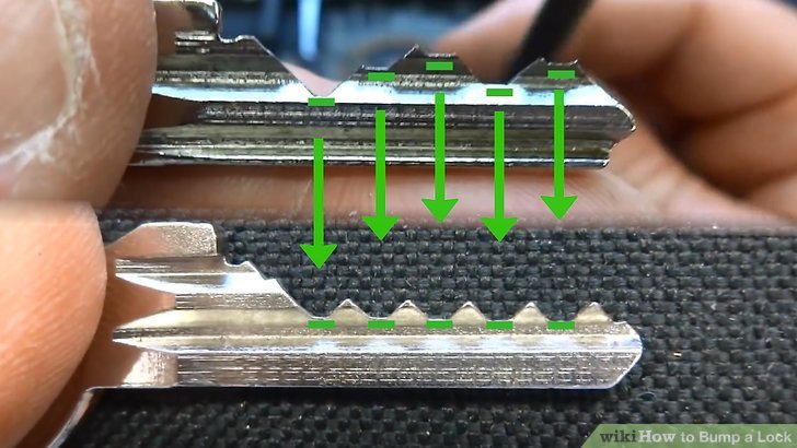 Master Lock Bump Key Template How to Bump A Lock 12 Steps with Wikihow