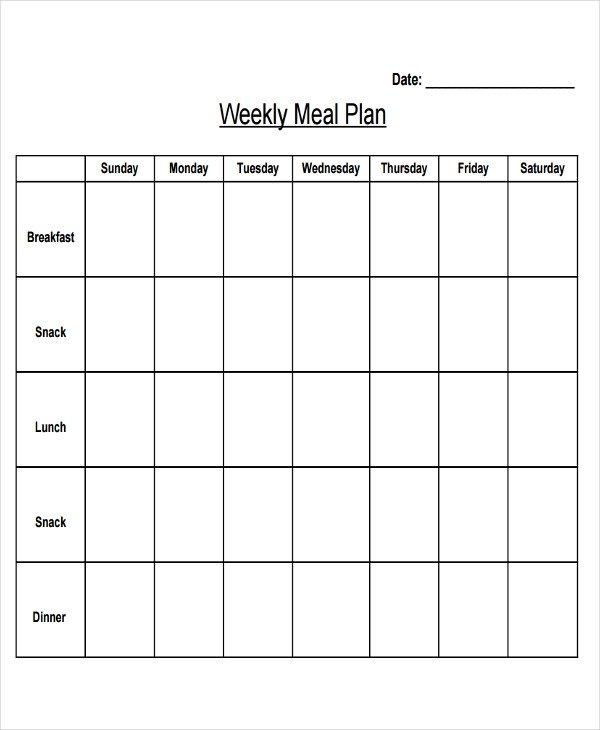 Meal Planning Calendar Template 10 Planning Calendar Template 10 Free Word Pdf format