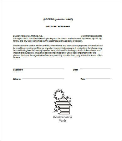 Media Release form Template Media Release form Template 13 Mon Mistakes Everyone