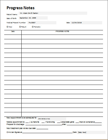 Medical Progress Notes Template Patient Medical Progress Notes Template Medical Progress Notes Template Patient Medical Progress Notes Template